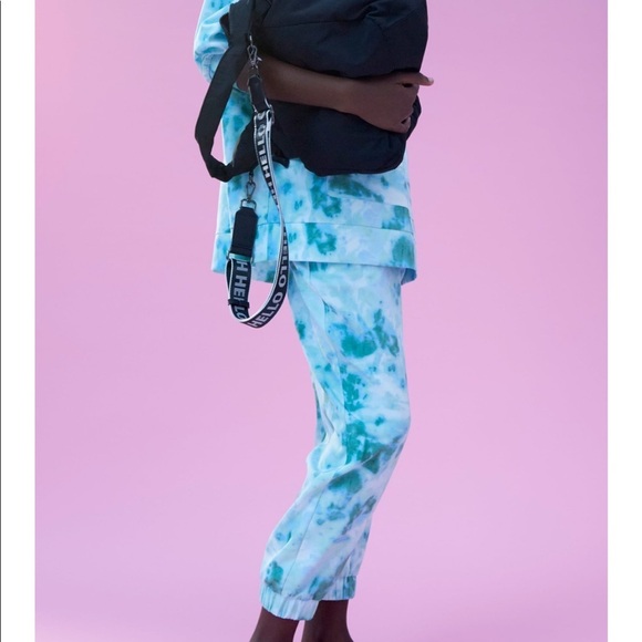 ZARA BNWT Oversized Tie Dye Long Sleeve Hooded Sweatsuit 2pc Coord Set - Picture 10 of 12